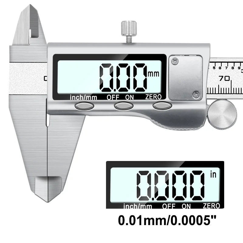 Vernier Caliper - Stainless Steel Digital Caliper 6 Inch/150mm