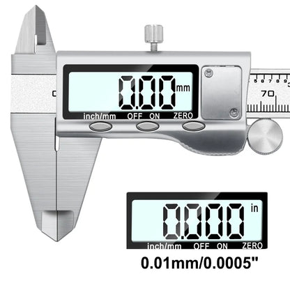 Vernier Caliper - Stainless Steel Digital Caliper 6 Inch/150mm
