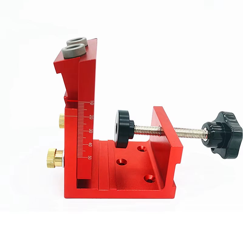 9.0Mm Aluminum Oblique Hole Puncher Dowel Jig Pocket Hole Drill Guide Woodworking Joinery Tools Set for Carpentry DIY Tools