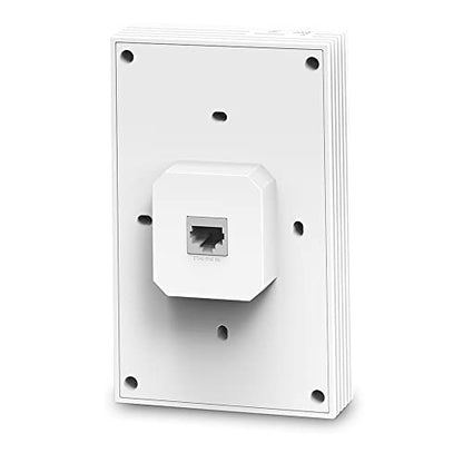 TP-Link Omada Business WiFi 6 AX3000 in-Wall Wireless Gigabit Access Point (EAP655-Wall) - Support OFDMA, Seamless Roaming, HE160 & MU-MIMO, PoE Powered, SDN Integrated, Cloud Access & Omada app
