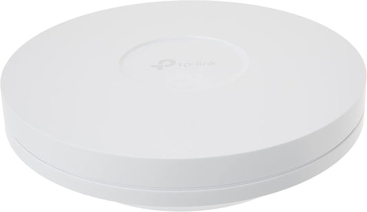 TP-Link Omada Business WiFi 6 AX5400 2.5G Ceiling Mount Access Point (EAP670) - Support Mesh, OFDMA, Seamless Roaming, HE160 & MU-MIMO, SDN Integrated, Cloud Access & Omada App, PoE+ Powered, White