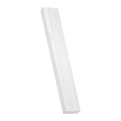 MECCANIXITY Square Aluminum Flat Bar, 1Pcs 3/8" Thick 3" Width 8" Length 6061 Aluminum Flat Plate, 10 x 75 x 203mm T6511 Solid New Mill Stock for Industrial