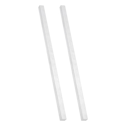 MECCANIXITY Square Aluminum Flat Bar, 1Pcs 3/8" Thick 3" Width 8" Length 6061 Aluminum Flat Plate, 10 x 75 x 203mm T6511 Solid New Mill Stock for Industrial