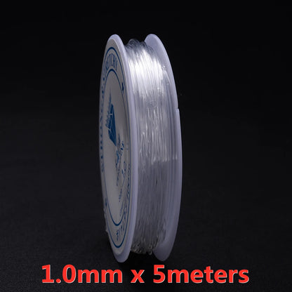 0.5-1.5Mm Elastic Cord String Transparent Elastic Thread for Jewelry Making Diy Bracelet Necklace Beaded Accessories