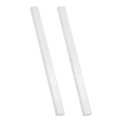 MECCANIXITY Square Aluminum Flat Bar, 1Pcs 3/8" Thick 3" Width 8" Length 6061 Aluminum Flat Plate, 10 x 75 x 203mm T6511 Solid New Mill Stock for Industrial