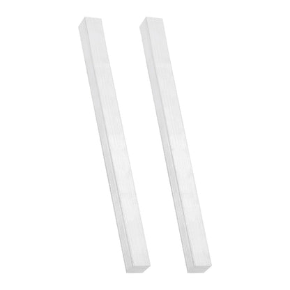 MECCANIXITY Square Aluminum Flat Bar, 1Pcs 3/8" Thick 3" Width 8" Length 6061 Aluminum Flat Plate, 10 x 75 x 203mm T6511 Solid New Mill Stock for Industrial
