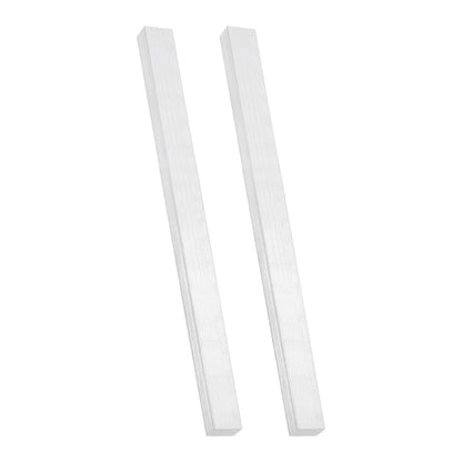 MECCANIXITY Square Aluminum Flat Bar, 1Pcs 3/8" Thick 3" Width 8" Length 6061 Aluminum Flat Plate, 10 x 75 x 203mm T6511 Solid New Mill Stock for Industrial