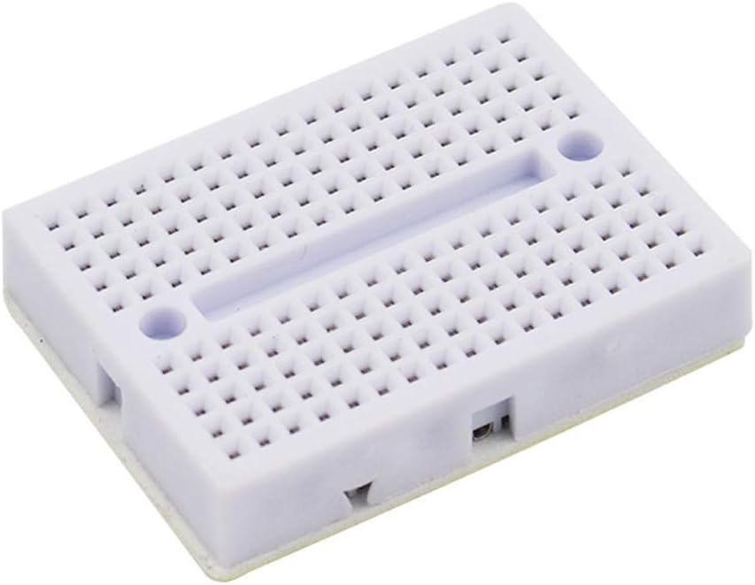 LampVPath [12Packs] 170 Points Mini Small solderless breadboard for Arduino Proto Shield (6 colors)