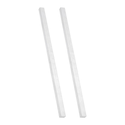 MECCANIXITY Square Aluminum Flat Bar, 1Pcs 3/8" Thick 3" Width 8" Length 6061 Aluminum Flat Plate, 10 x 75 x 203mm T6511 Solid New Mill Stock for Industrial