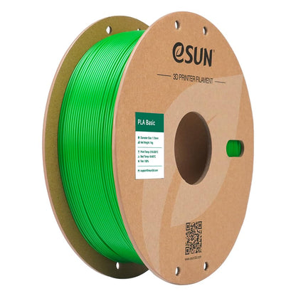 eSUN PLA Filament 1.75mm, PLA Basic 3D Printer Filament Dimensional Accuracy +/- 0.05mm, 1KG Spool (2.2 LBS) Speedy PLA Filament for 3D Printers, Grey