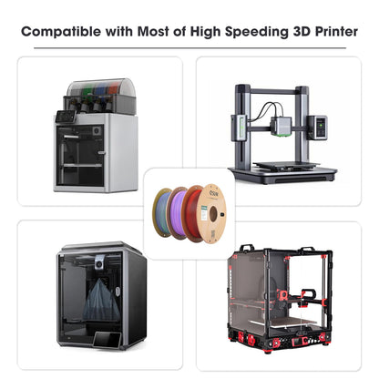 eSUN PLA Filament 1.75mm, PLA Basic 3D Printer Filament Dimensional Accuracy +/- 0.05mm, 1KG Spool (2.2 LBS) Speedy PLA Filament for 3D Printers, Grey
