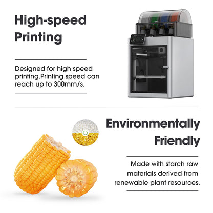 eSUN PLA Filament 1.75mm, PLA Basic 3D Printer Filament Dimensional Accuracy +/- 0.05mm, 1KG Spool (2.2 LBS) Speedy PLA Filament for 3D Printers, Grey