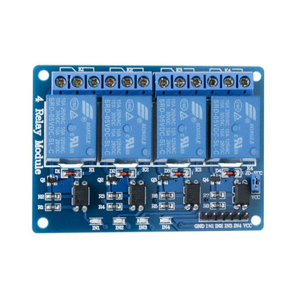 ELEGOO 4 Channel DC 5V Relay Module with Optocoupler for Arduino UNO R3 MEGA 1280 DSP ARM PIC AVR STM32 Raspberry Pi