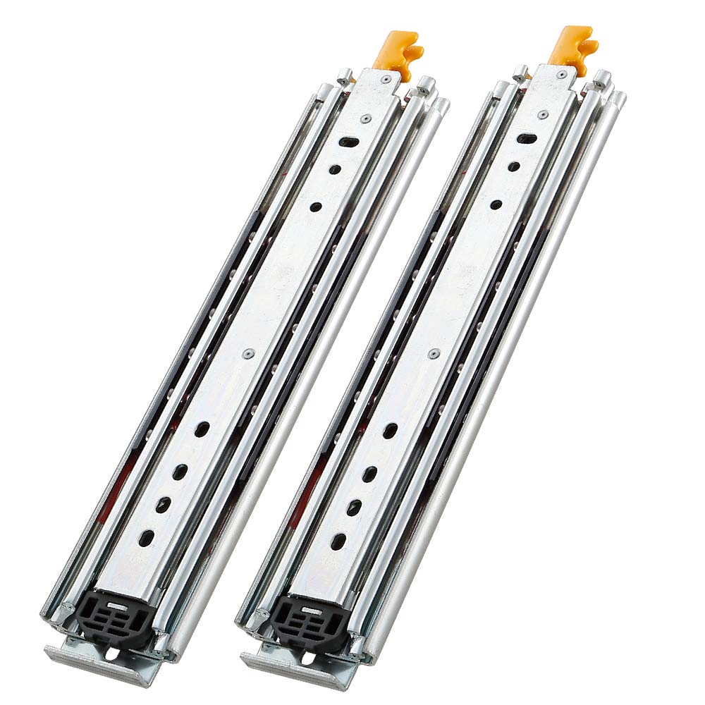 SHUHANG Heavy Duty Drawer Slides Full Extension 12 14 16 18 20 22 24 26 28 30 32 34 36 38 40 Inch (51mm -Without Lock, 34 inch)