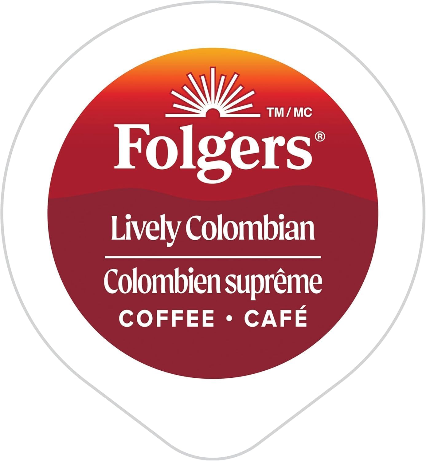 Folgers Classic Roast Medium Coffee Pods, Single Serve One Cup Pods made with Arabica Beans for Hot or Iced Drinks, 12 Count (Pack of 1)