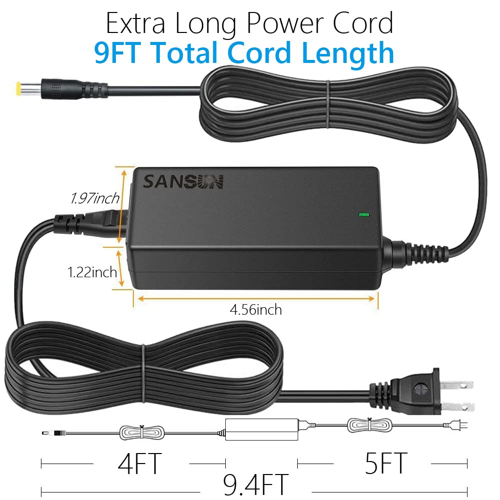 12V 5A Power Supply, AC 120V to DC12V 5.5x2.1mm Jack Converter, 12 Volt LED Driver 60W Adapter Transformer for Strip Lights, Surveillance Cameras, External HDD, Monitor, CCTV (Pack of 1)