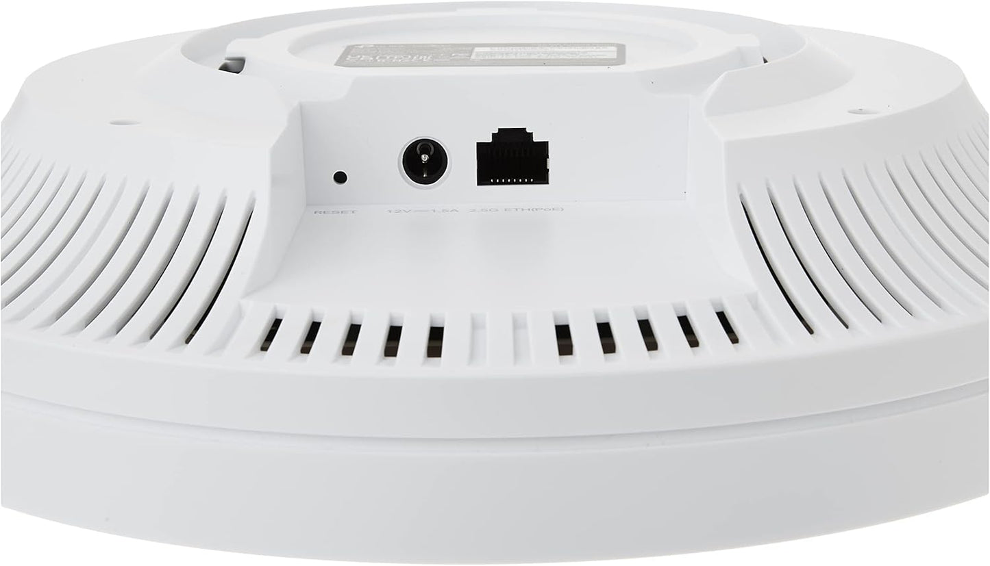 TP-Link Omada Business WiFi 6 AX5400 2.5G Ceiling Mount Access Point (EAP670) - Support Mesh, OFDMA, Seamless Roaming, HE160 & MU-MIMO, SDN Integrated, Cloud Access & Omada App, PoE+ Powered, White
