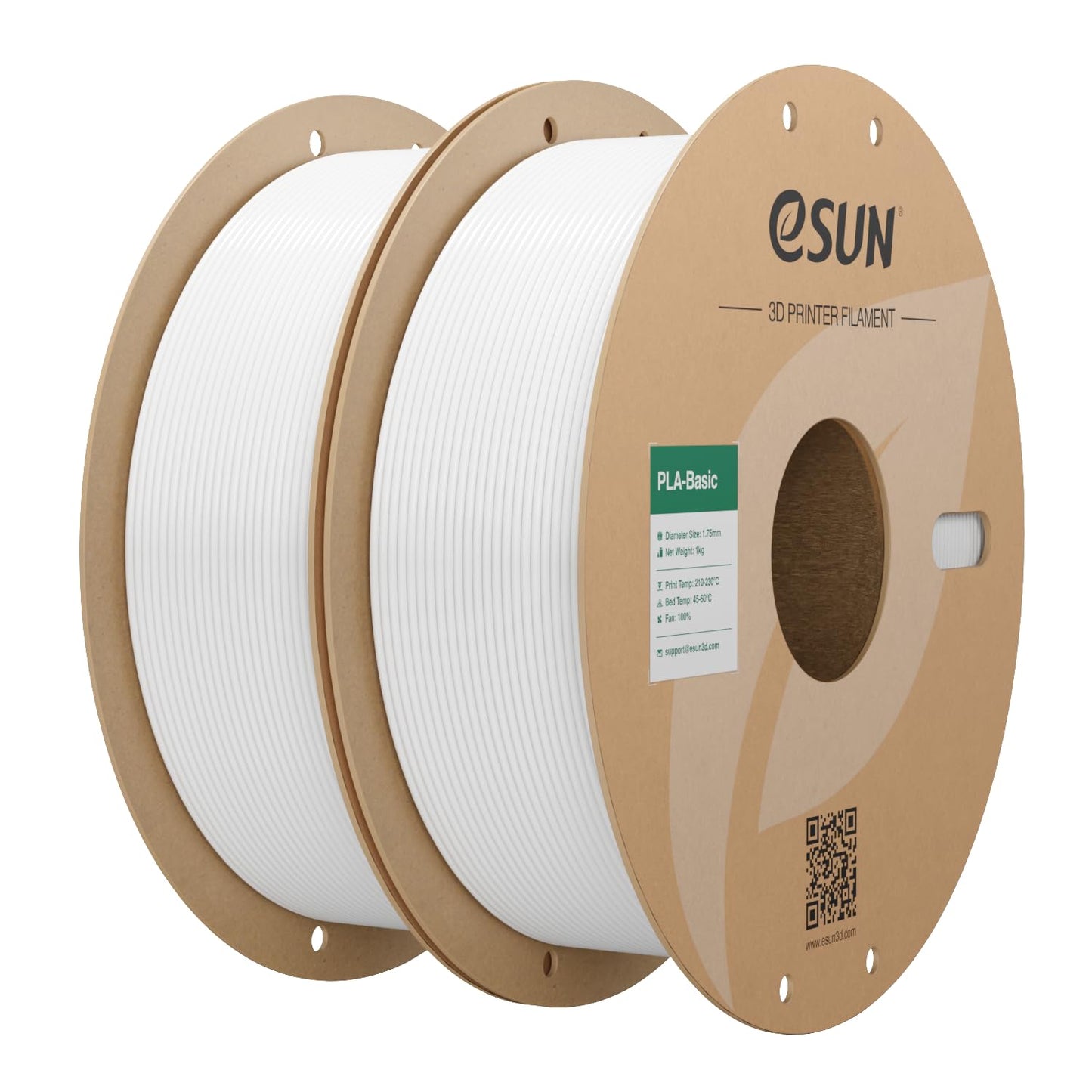eSUN PLA Filament 1.75mm, PLA Basic 3D Printer Filament Dimensional Accuracy +/- 0.05mm, 1KG Spool (2.2 LBS) Speedy PLA Filament for 3D Printers, Grey