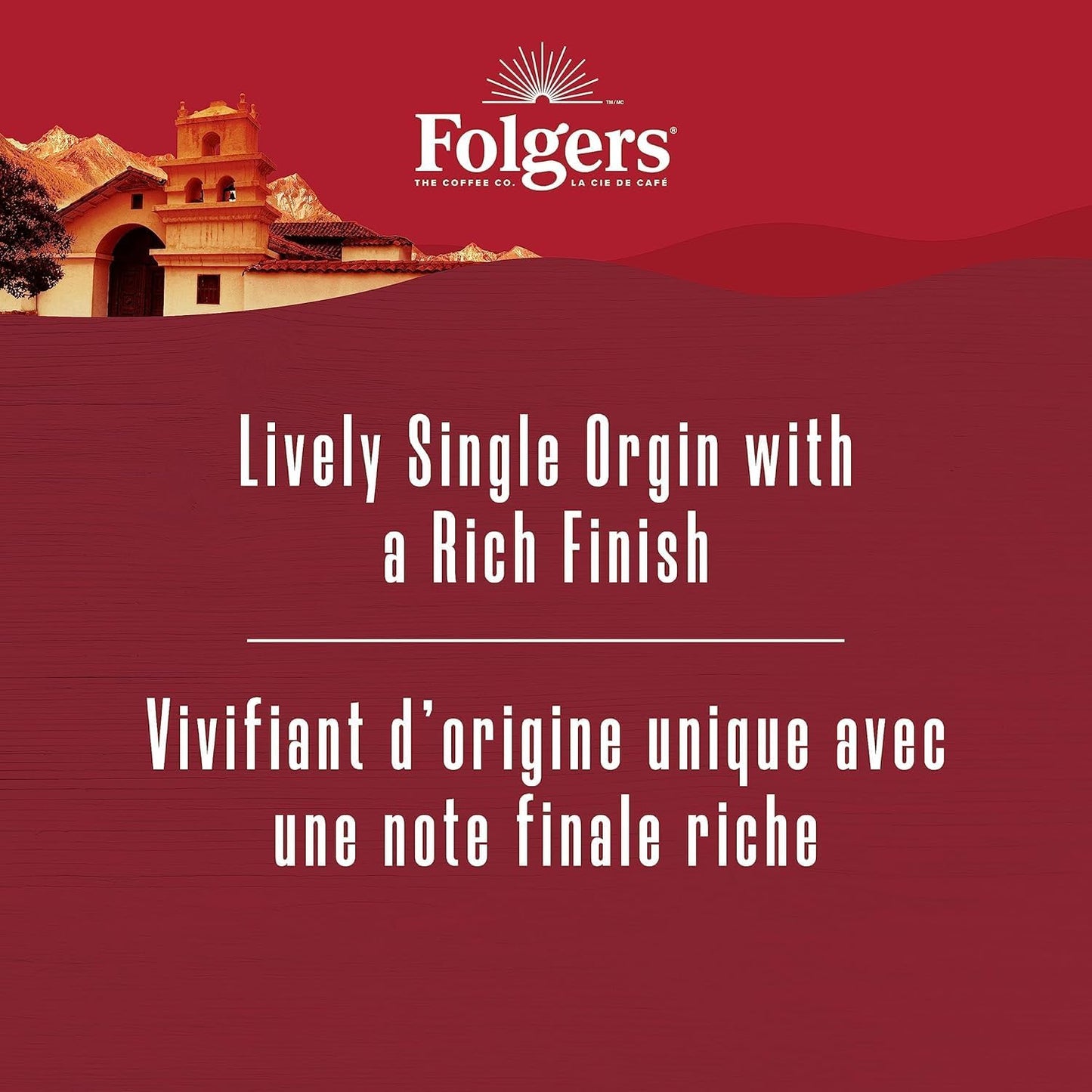 Folgers Classic Roast Medium Coffee Pods, Single Serve One Cup Pods made with Arabica Beans for Hot or Iced Drinks, 12 Count (Pack of 1)