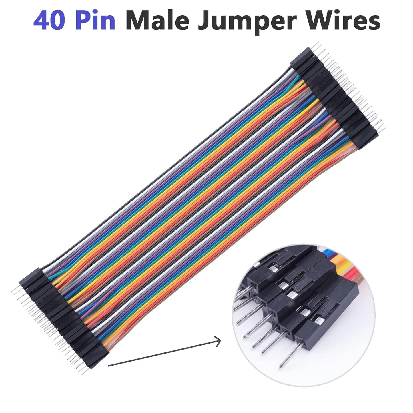 10cm 240pcs Breadboard Jumper Wires Cable Kit Male to Female, Male to Male, Female to Female Compatible with Arduino Projects and Raspberry Pi