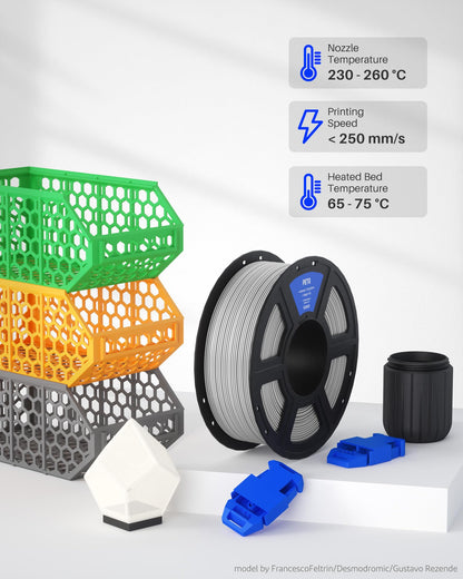 ELEGOO PETG 1.75 mm Black 4 Pack 1kg Spools (2.2 lbs), 3D Printing Filament Dimensional Accuracy +/- 0.02 mm, Fits for Most FDM 3D Printers