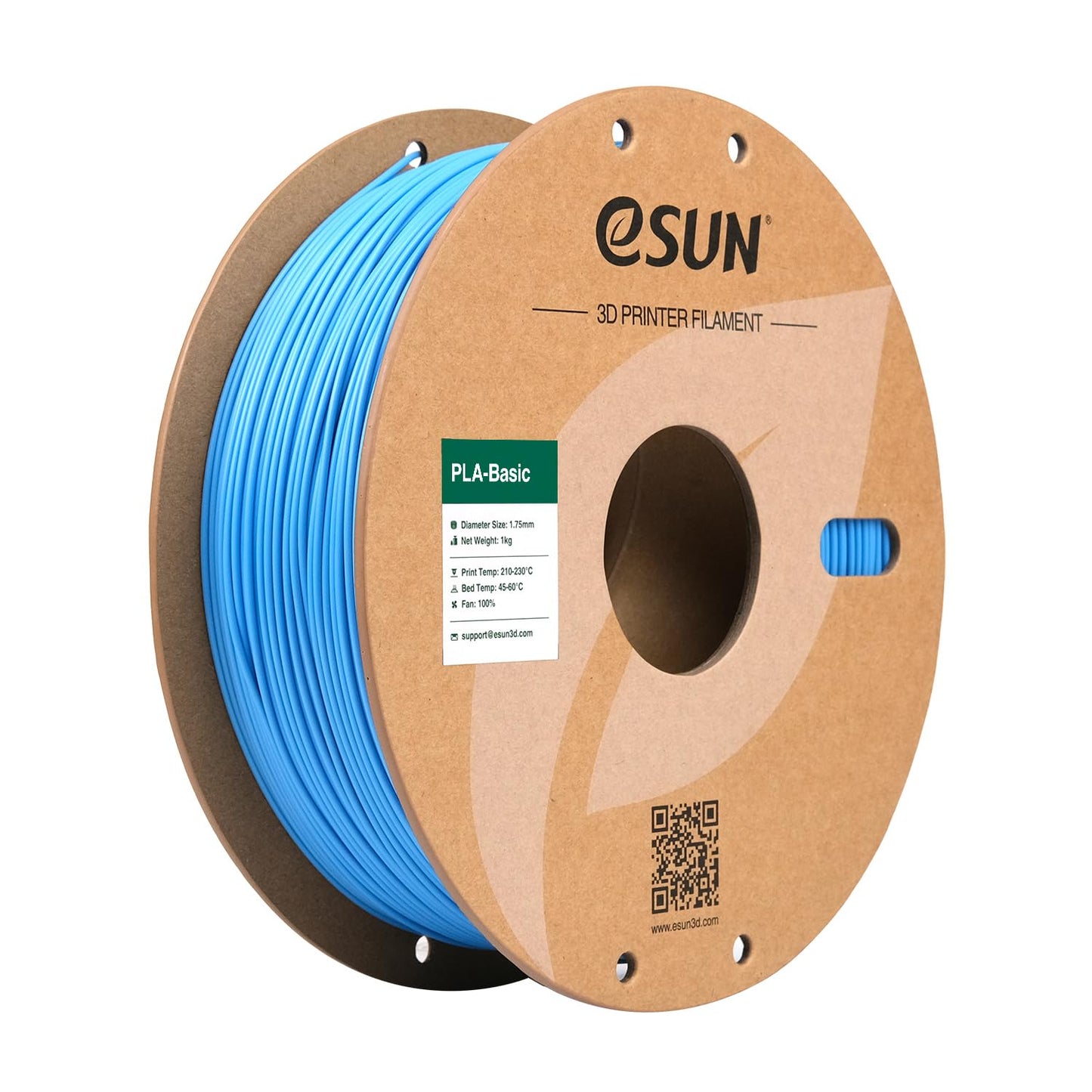 eSUN PLA Filament 1.75mm, PLA Basic 3D Printer Filament Dimensional Accuracy +/- 0.05mm, 1KG Spool (2.2 LBS) Speedy PLA Filament for 3D Printers, Grey