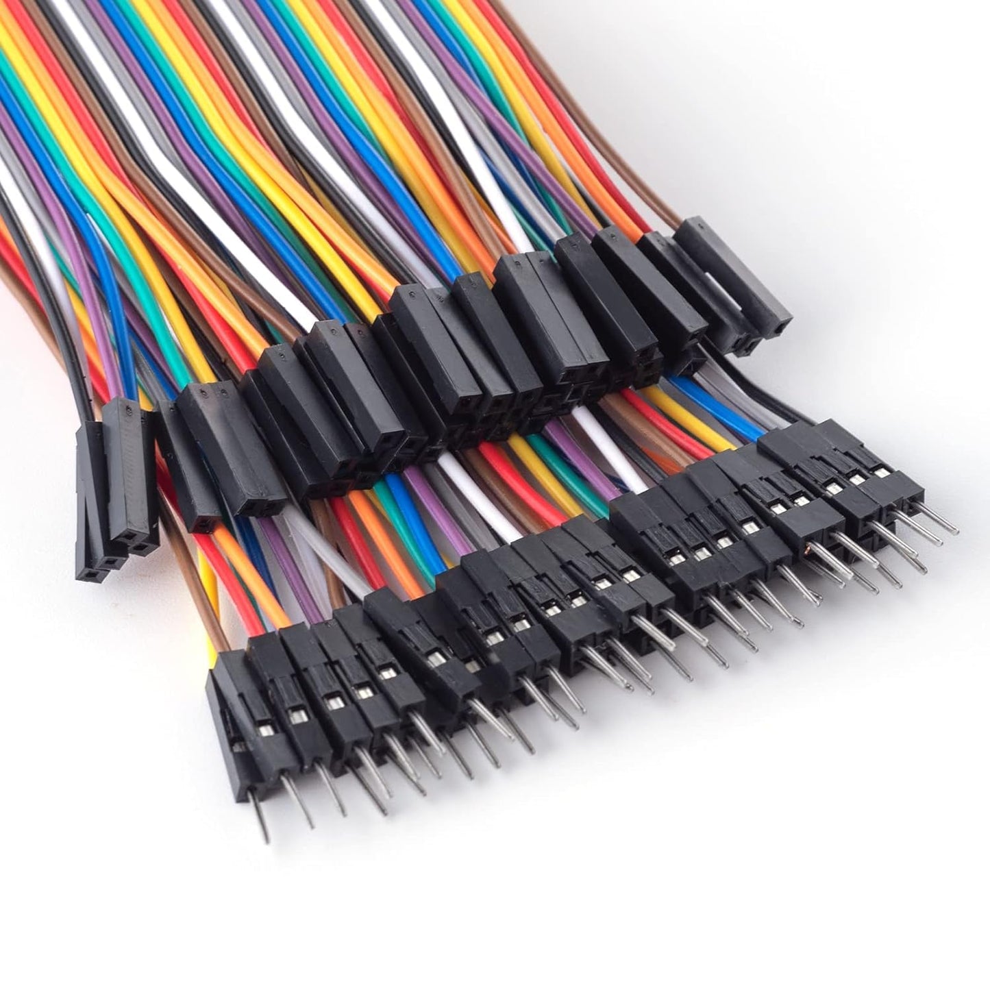 10cm 240pcs Breadboard Jumper Wires Cable Kit Male to Female, Male to Male, Female to Female Compatible with Arduino Projects and Raspberry Pi