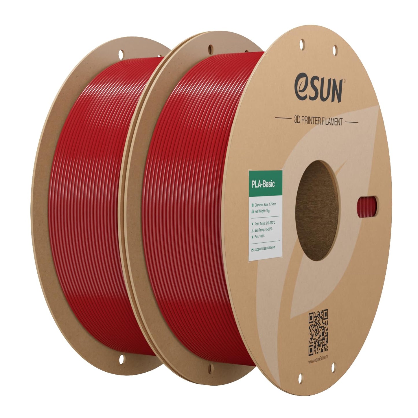 eSUN PLA Filament 1.75mm, PLA Basic 3D Printer Filament Dimensional Accuracy +/- 0.05mm, 1KG Spool (2.2 LBS) Speedy PLA Filament for 3D Printers, Grey