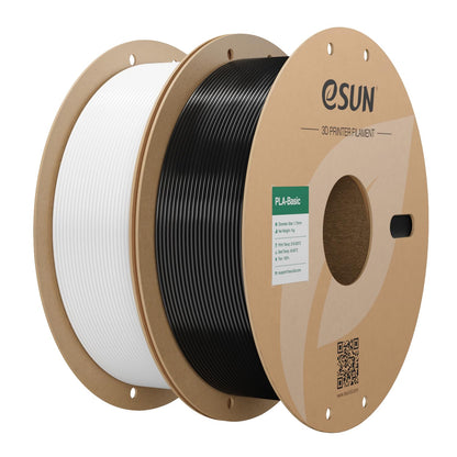 eSUN PLA Filament 1.75mm, PLA Basic 3D Printer Filament Dimensional Accuracy +/- 0.05mm, 1KG Spool (2.2 LBS) Speedy PLA Filament for 3D Printers, Grey