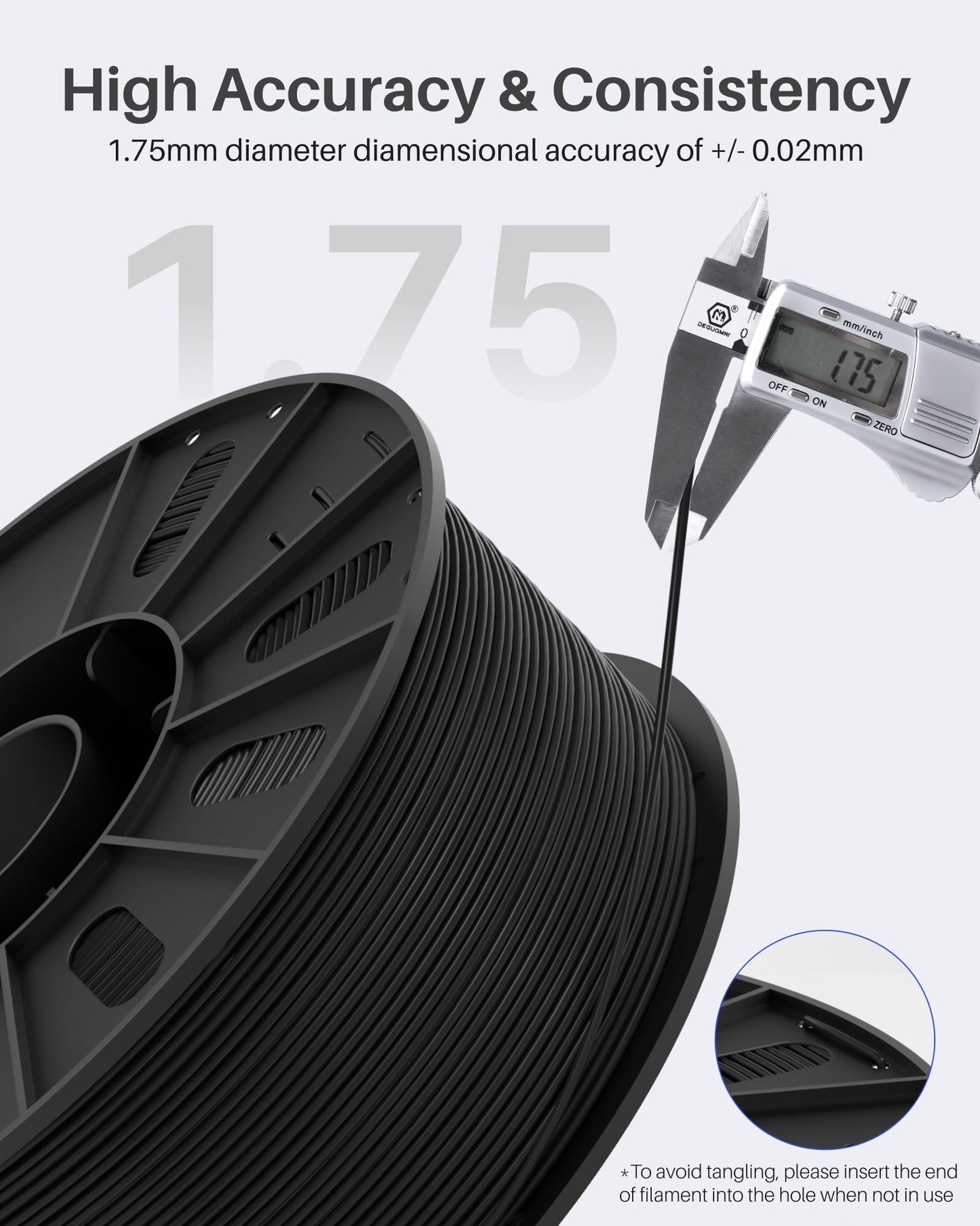 ELEGOO PETG 1.75 mm Black 4 Pack 1kg Spools (2.2 lbs), 3D Printing Filament Dimensional Accuracy +/- 0.02 mm, Fits for Most FDM 3D Printers
