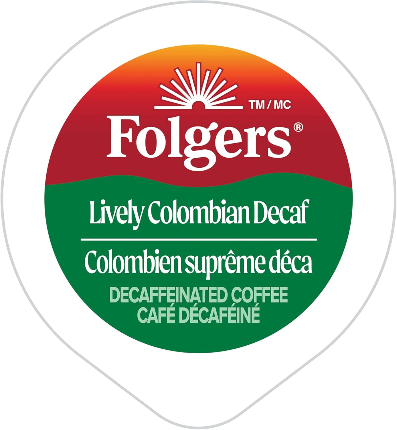 Folgers Classic Roast Medium Coffee Pods, Single Serve One Cup Pods made with Arabica Beans for Hot or Iced Drinks, 12 Count (Pack of 1)