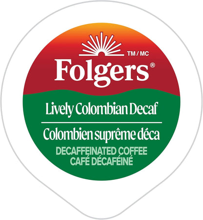 Folgers Classic Roast Medium Coffee Pods, Single Serve One Cup Pods made with Arabica Beans for Hot or Iced Drinks, 12 Count (Pack of 1)