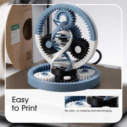 eSUN PLA Filament 1.75mm, PLA Basic 3D Printer Filament Dimensional Accuracy +/- 0.05mm, 1KG Spool (2.2 LBS) Speedy PLA Filament for 3D Printers, Grey