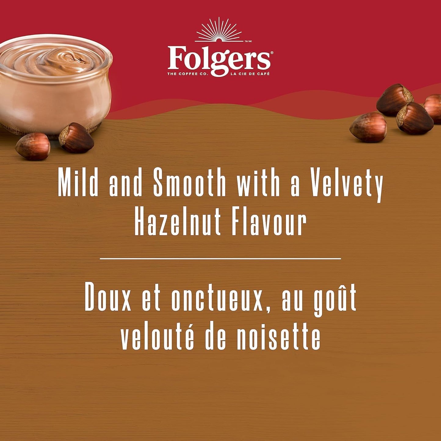 Folgers Classic Roast Medium Coffee Pods, Single Serve One Cup Pods made with Arabica Beans for Hot or Iced Drinks, 12 Count (Pack of 1)