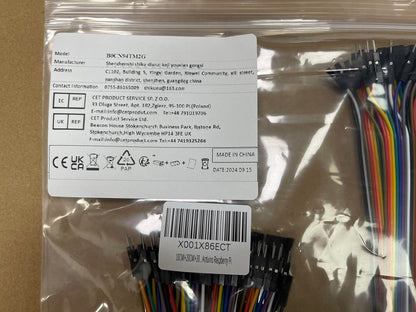 10cm 240pcs Breadboard Jumper Wires Cable Kit Male to Female, Male to Male, Female to Female Compatible with Arduino Projects and Raspberry Pi