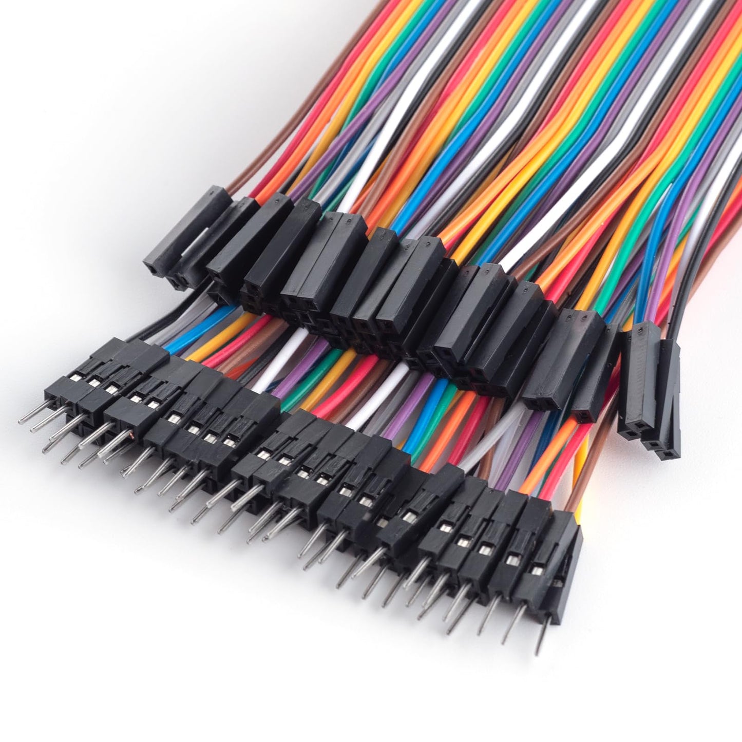 10cm 240pcs Breadboard Jumper Wires Cable Kit Male to Female, Male to Male, Female to Female Compatible with Arduino Projects and Raspberry Pi