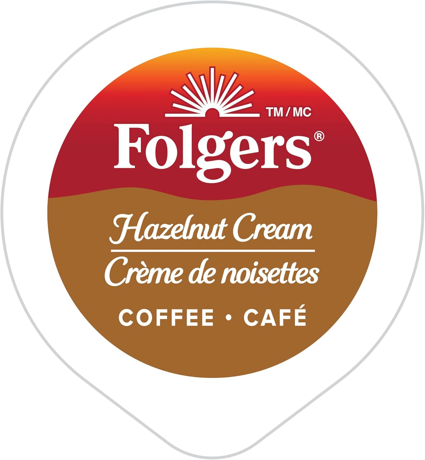 Folgers Classic Roast Medium Coffee Pods, Single Serve One Cup Pods made with Arabica Beans for Hot or Iced Drinks, 12 Count (Pack of 1)