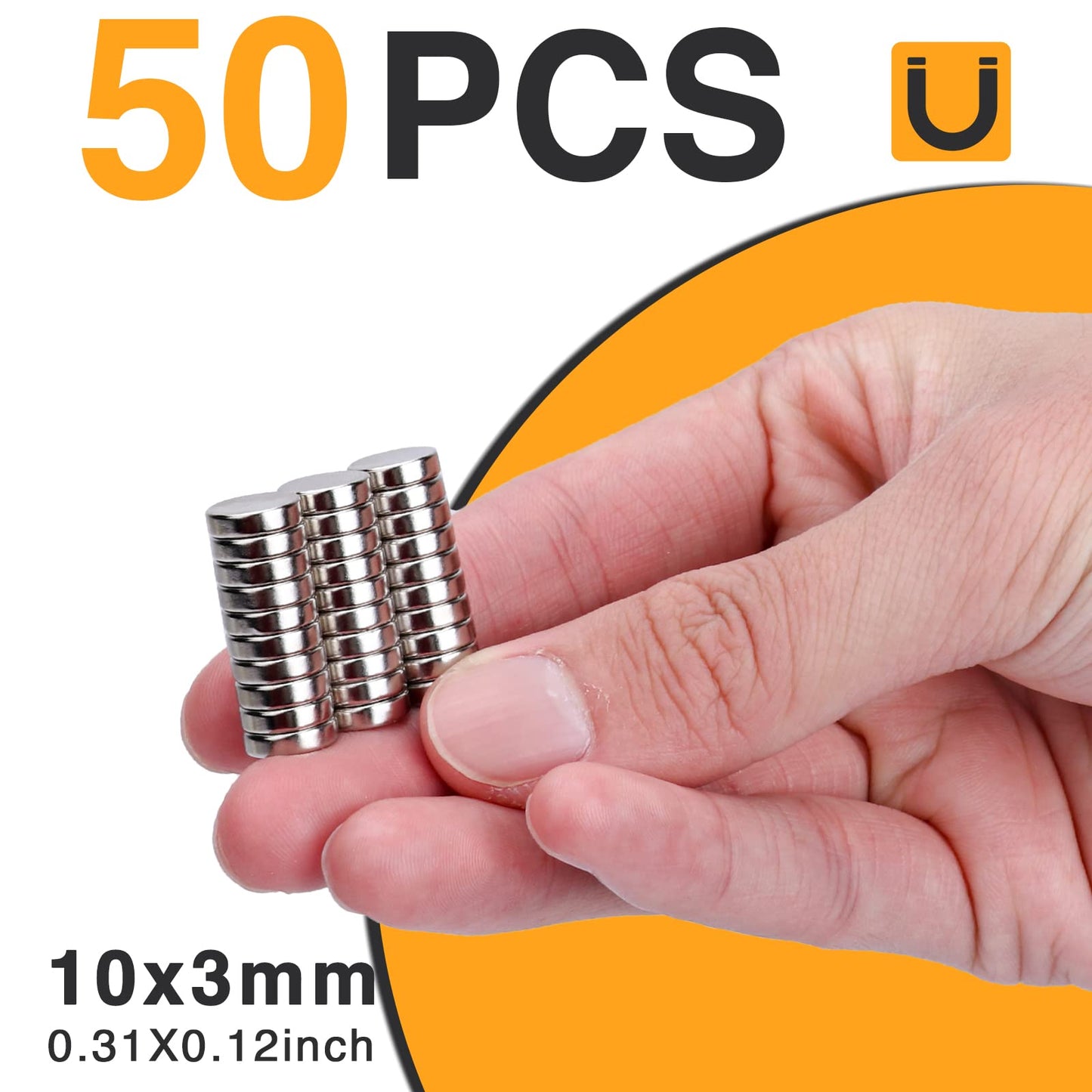 TRYMAG 5x3mm 80Pcs Small Refrigerator Magnets, Tiny Rare Earth Magnets Small Disc Magnet for Fridge, Whiteboard, Billboard, Dry Erase Board, Office Magnet