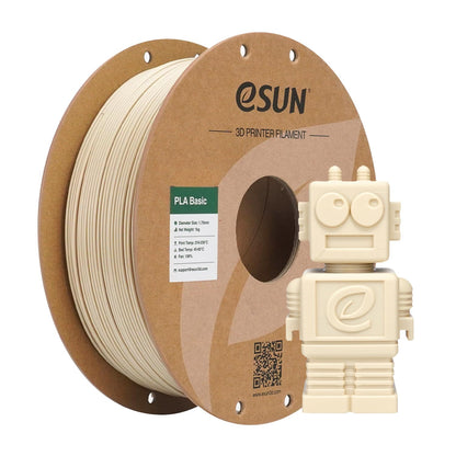 eSUN PLA Filament 1.75mm, PLA Basic 3D Printer Filament Dimensional Accuracy +/- 0.05mm, 1KG Spool (2.2 LBS) Speedy PLA Filament for 3D Printers, Grey