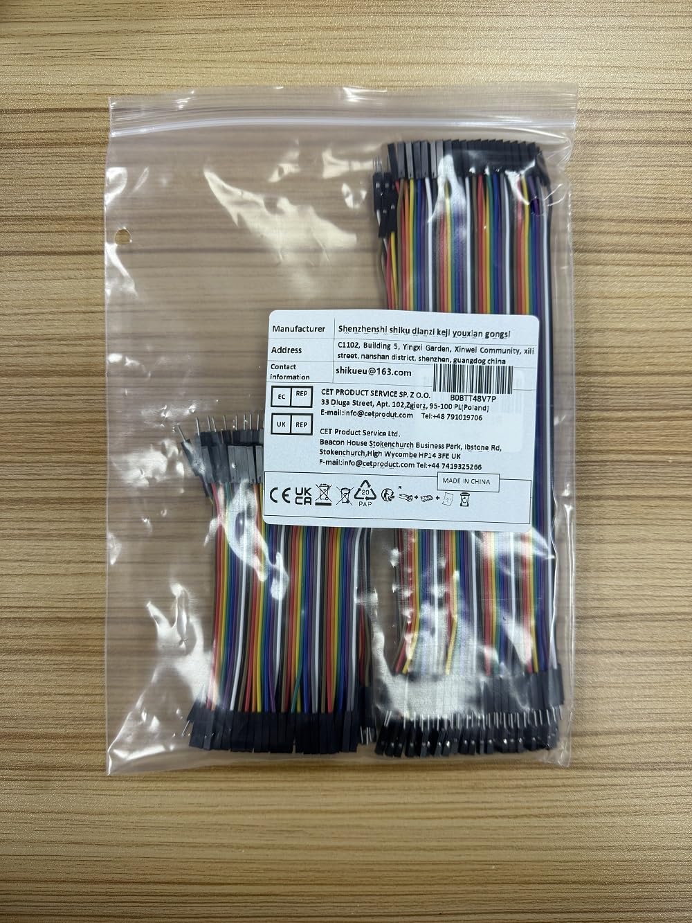 10cm 240pcs Breadboard Jumper Wires Cable Kit Male to Female, Male to Male, Female to Female Compatible with Arduino Projects and Raspberry Pi