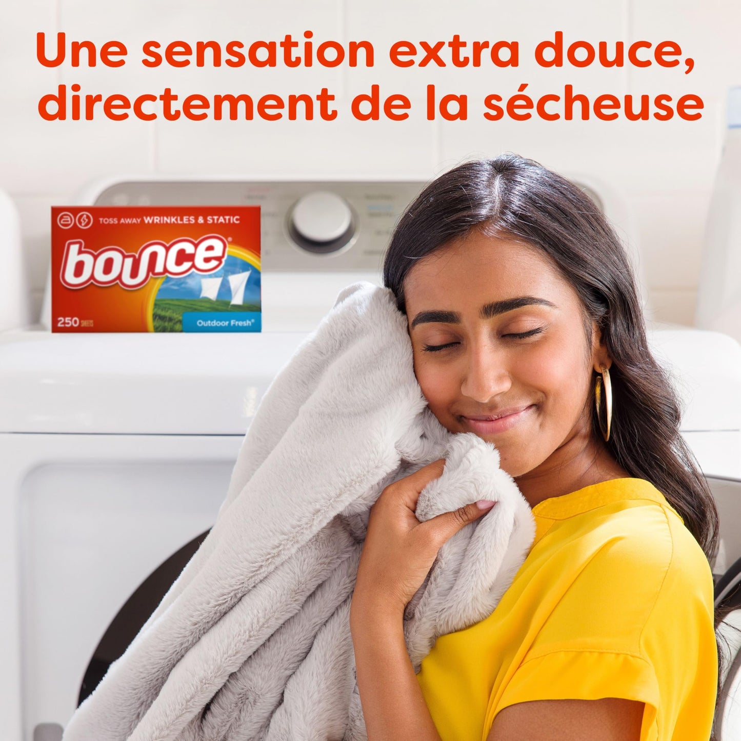 Bounce Dryer Sheets, Outdoor Fresh Scent Fabric Softener Sheets, 200 Count