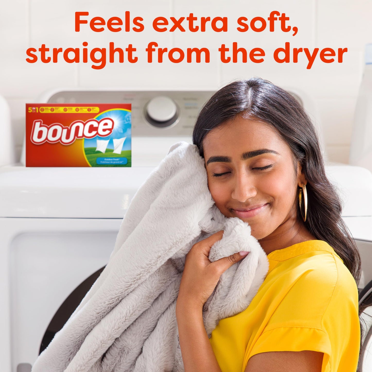Bounce Dryer Sheets, Outdoor Fresh Scent Fabric Softener Sheets, 200 Count
