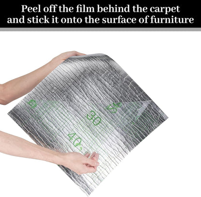 Cat Scratching Mat, 78.7"x15.8" Self-Adhesive Scratch Furniture Couch Protector, Trimmable Wall Climbing Carpet Pad Rug Replacement for Cat Tree (Khaki - 1 Pack, 78.7"x15.8")