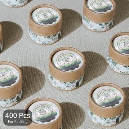 2 Inch Circle Holographic Thermal Label 400pcs Thermal Printer Stickers, Silver Printable Thermal Label for Small Business Logo Design Waterproof Round Stickers Roll