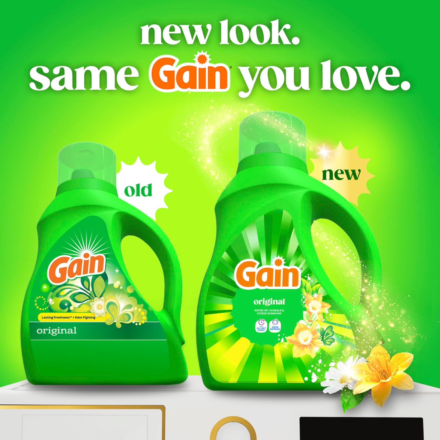 Gain Aroma Boost Liquid Laundry Detergent, Original Scent, HE Compatible, 107 Loads, 4.55L