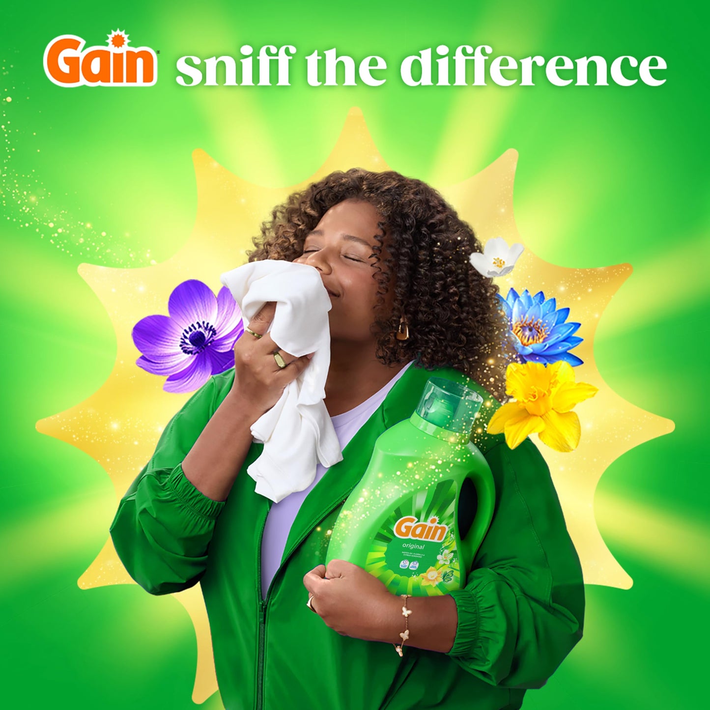 Gain Aroma Boost Liquid Laundry Detergent, Original Scent, HE Compatible, 107 Loads, 4.55L