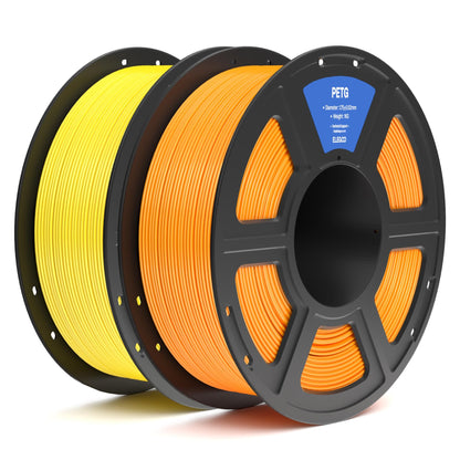 ELEGOO PETG 1.75 mm Black 4 Pack 1kg Spools (2.2 lbs), 3D Printing Filament Dimensional Accuracy +/- 0.02 mm, Fits for Most FDM 3D Printers