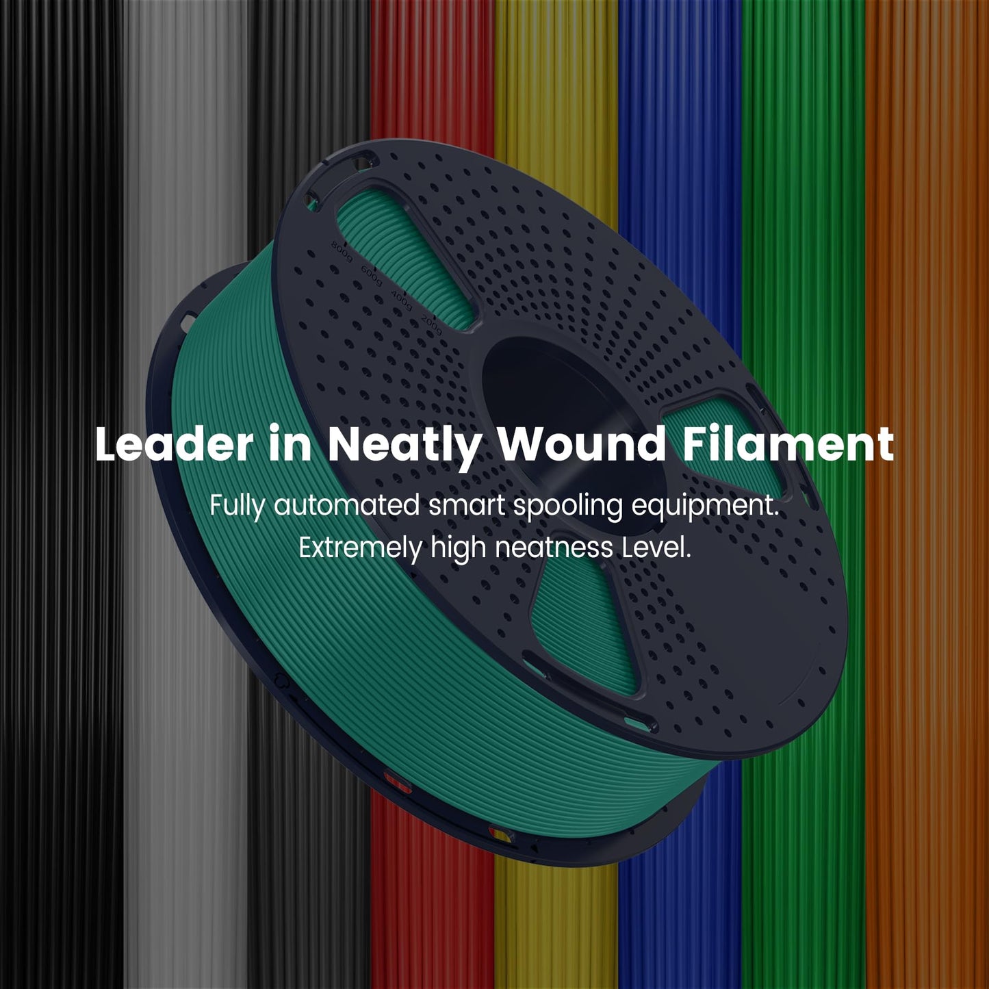 SUNLU PLA 3D Printer Filament PLA Filament 1.75mm, Neatly Wound 3D Printing Filament 1.75mm, Dimensional Accuracy +/- 0.02 mm, Fit Most FDM 3D Printers, 1kg Spool (2.2lbs), PLA Ceramic White