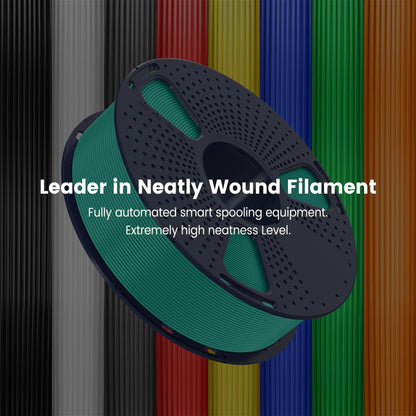 SUNLU PLA 3D Printer Filament PLA Filament 1.75mm, Neatly Wound 3D Printing Filament 1.75mm, Dimensional Accuracy +/- 0.02 mm, Fit Most FDM 3D Printers, 1kg Spool (2.2lbs), PLA Ceramic White