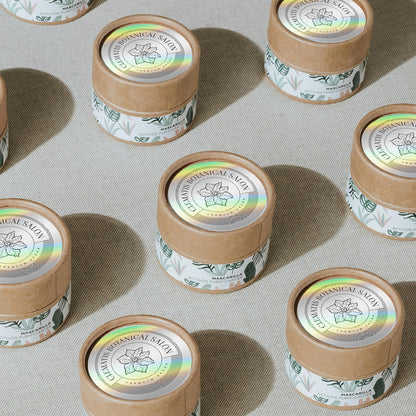 2 Inch Circle Holographic Thermal Label 400pcs Thermal Printer Stickers, Silver Printable Thermal Label for Small Business Logo Design Waterproof Round Stickers Roll